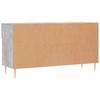 Shoe Bench Concrete Grey 102 X 35 X 55 Cm Particleboard