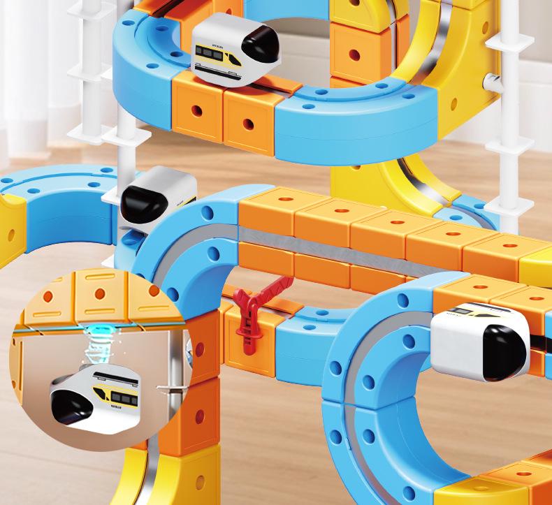 Magic Track Cube: Versatile Magnetic Assembly Toy Car with Free Shipping