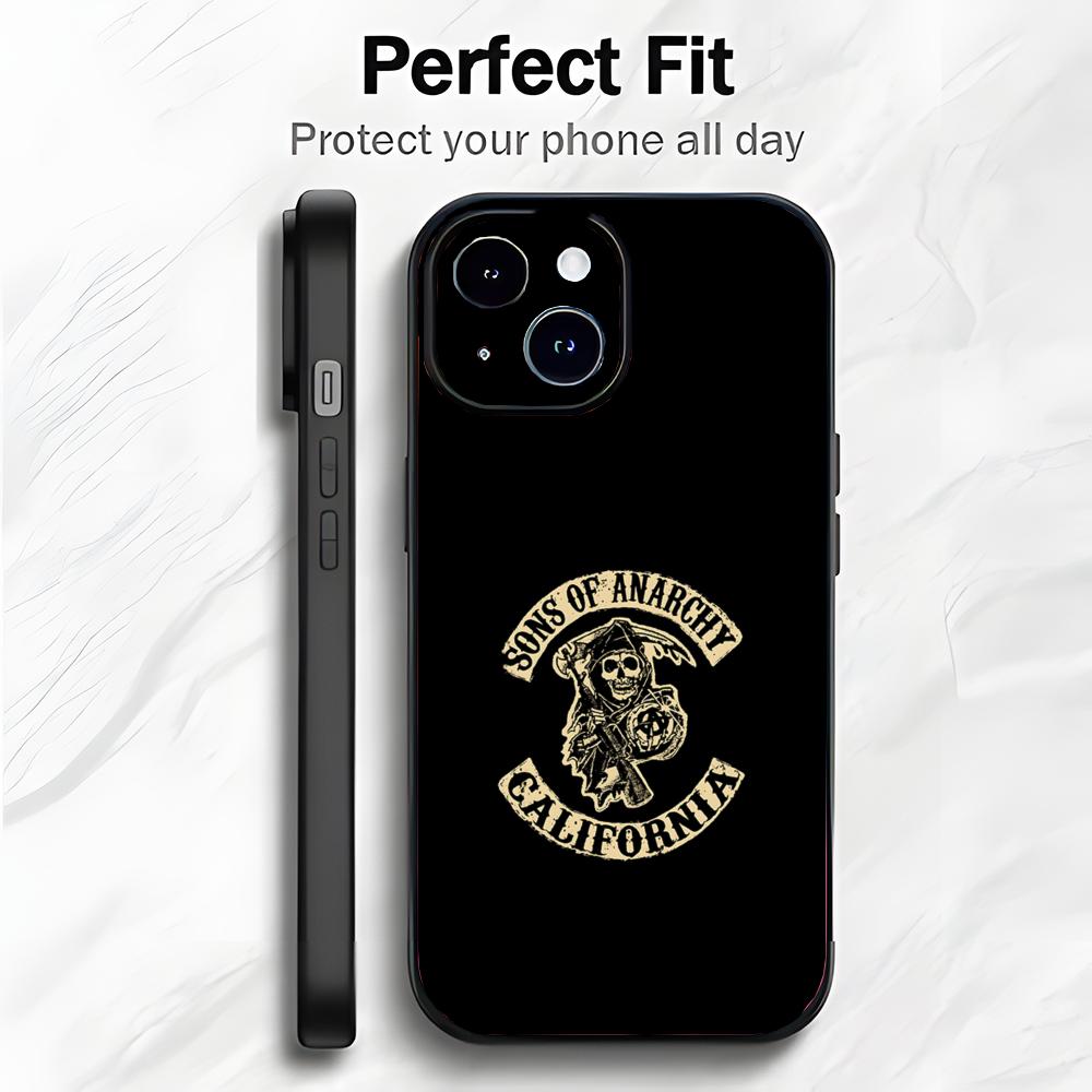 American Show S-Sons of Anarchy Phone Case Phone Case Soft Packaging Lightweight For iPhone17 16 15 14 13ProMax