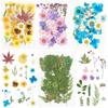 128/104pcs Dried Flowers Diy Pressed Flower Sticker Epoxy Resin Make Phone Case Jewelry Making Crafts Nail Art Decor Makeup Acce