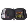 Portable Fishing Flies Bag Ultralight Shock-resistant Double Sided Lure Storage Bag Pouch With Divider Protective Case