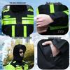 Reflective Raincoat Set for Traffic Duty and Flood Control - Men's Sanitation Labor Protection