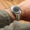 WatchGecko Atlus Zeildoek Horlogeband 22mm [WatchGecko] Band, Crème,