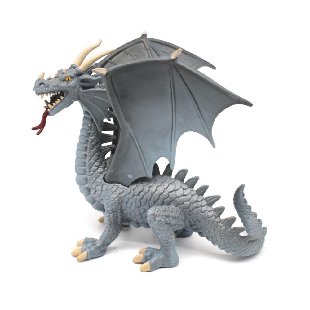 Western Beast Myth Dragon Figures Ice Flying Dragon Dragon Animal Model  Children Gift
