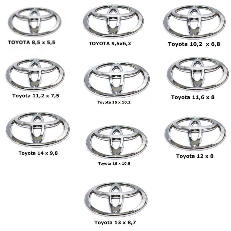 Emblemas con Logotipo de Coche CROMADO Toyota