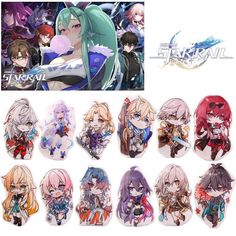 Honkai Star Rail Plush Dolls Throw Pillow Comfortable And Soft Fabric Perfect Gift For Game Fans