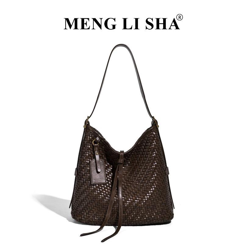 Retro new handwoven bag women s fashion versatile shoulder underarm tote bag commuter messenger handbag