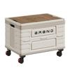 Outdoor Folding Storage Box & Picnic Table with Wagon