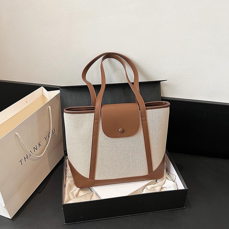 

Сумка для путешествий, повседневная женская сумка большой вместимости, модная сумка через плечо, сумка для рабочей одежды, холщовая универсальная сумка-тоут (30cm<Max Length<50cm)