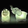 7 Fargeskiftende elefant LED Nattlys Lampe med Batteri Festdekorasjon Dukker Nattlys Baby