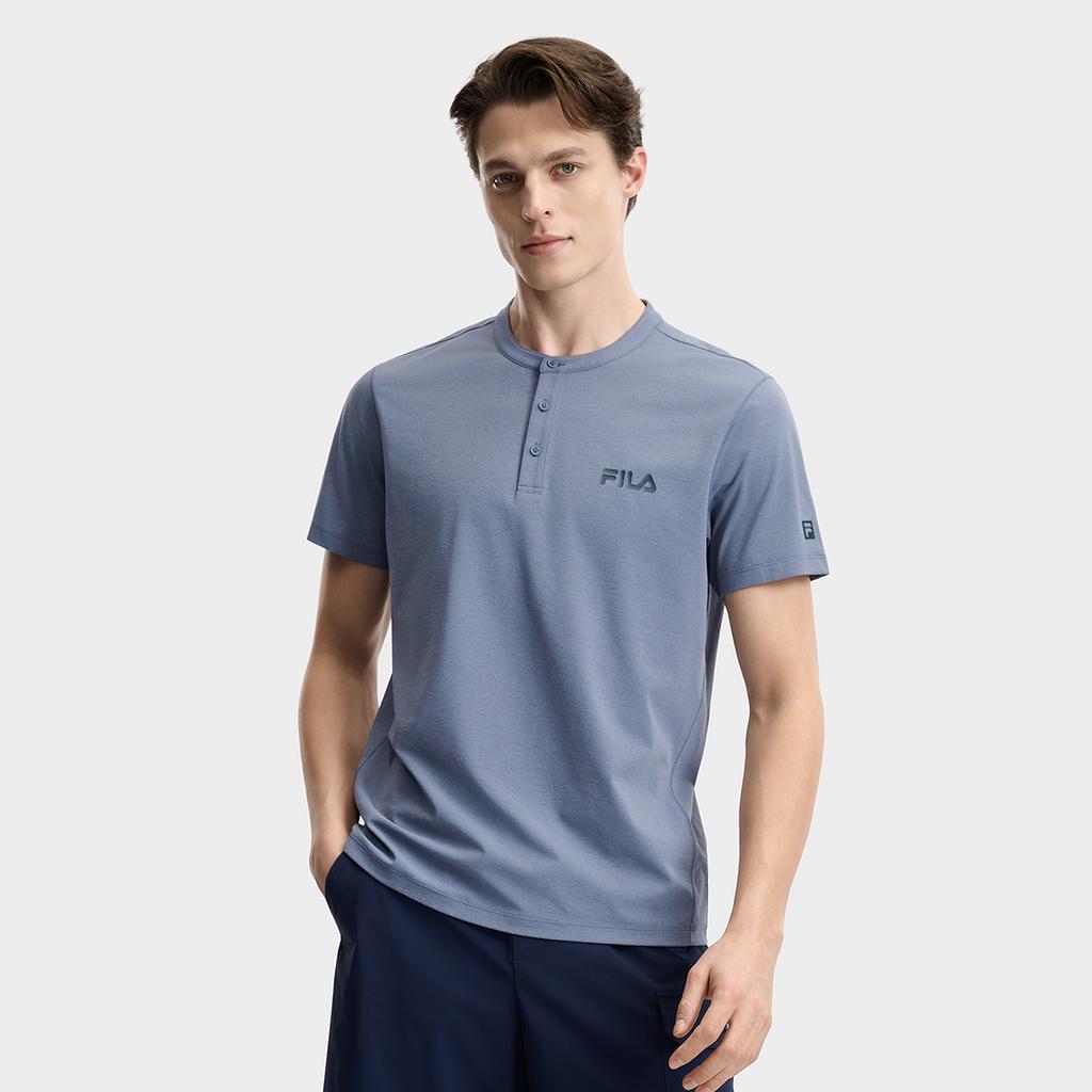 FILA Fitness Fashion Minimalist Classic Sports Training Casual Comfortable Short Sleeve T-Shirt Men tops A51M621101FDY
