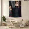 Horror Icons Tapestry Tapestry Wallmounted Background Cloth Homestay Soft Decoration Tapestry Home Decor Background Wall Hanging Cloth