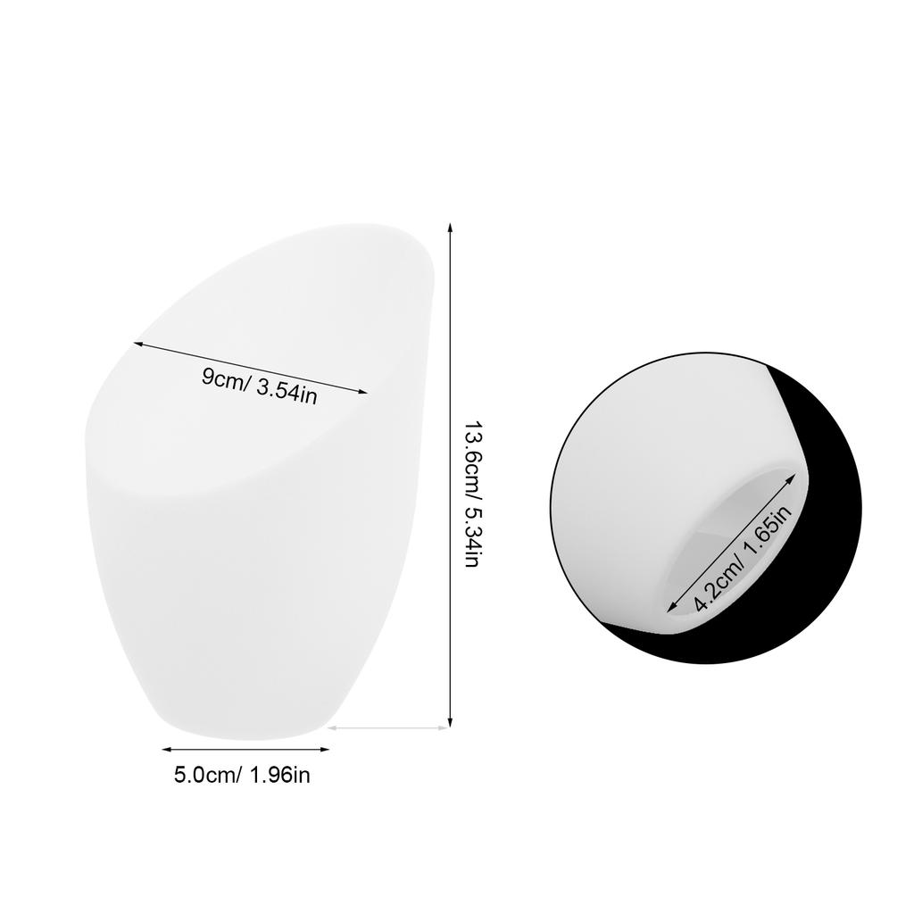 5pcs Horseshoe Lamp Shade Durable Plastic Table Lamp Replacement Light Cover For Bedroom Study Office Decorative Lighting