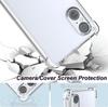 TPU Transparent Phone Case for Sony Xperia 1 VII VI V 5 IV 10 III II Protective Cover Shockproof Fundas Capa Coque