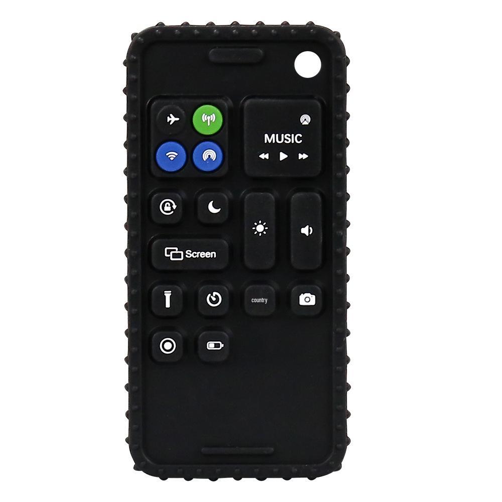 Silicone Teether Remote Control Toy for Babies 6+ Months