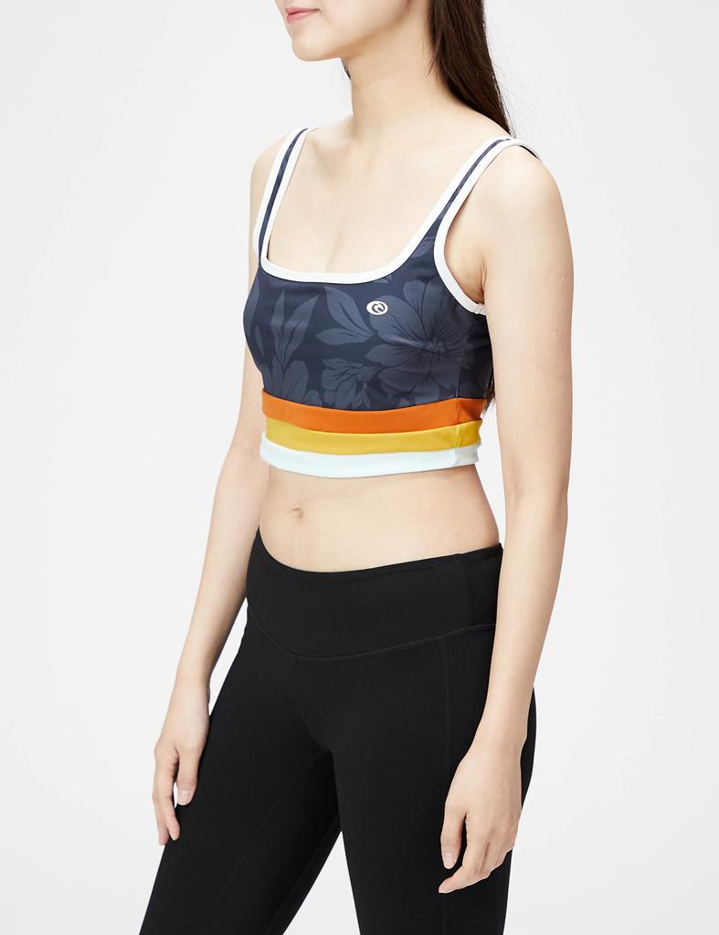 Rip Curl VaporCool Bra Top and Mirage Heat Size M Women's (Moisture-Wicking, Quick-Drying, Antibacterial, Odor-Resistant) [GTEHJ9 / Wave] Navy,