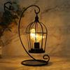 Vogelkäfig-Dekorationstischlampe, batteriebetrieben, schnurloses Akzentlicht mit warmweißer Lichterkette, Vogelbirne für die Inneneinrichtung
