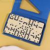 Premium Domino-Schach-Set - Ideales Familienspiel mit robuster PVC-Aufbewahrungstasche