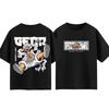 Hot Sale Anime One Piece Nika Luffy Printed T-shirt Men Women Hip Hop Streetwear Oversized T-shirt Casual Loose Short Sleeve Crew Neck Summer Tops