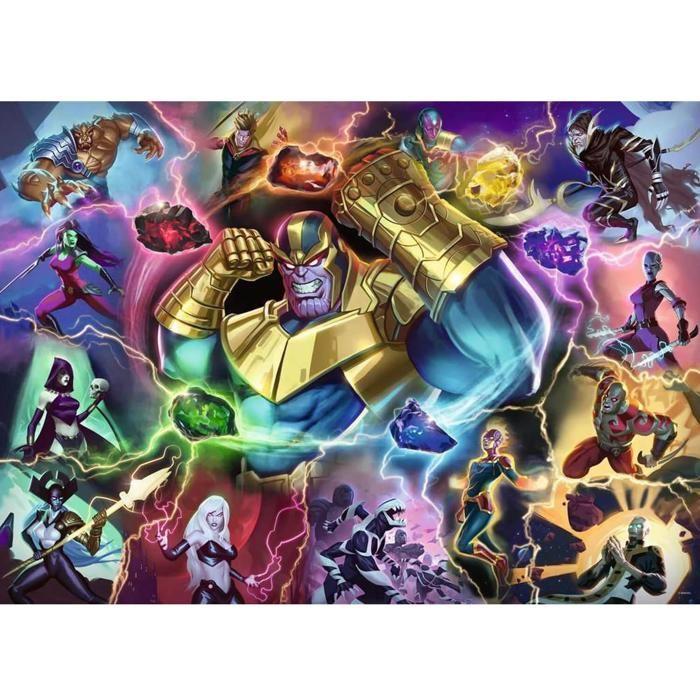 Puzzle 1000 Pièces : Collection Marvel Villainous : Thanos