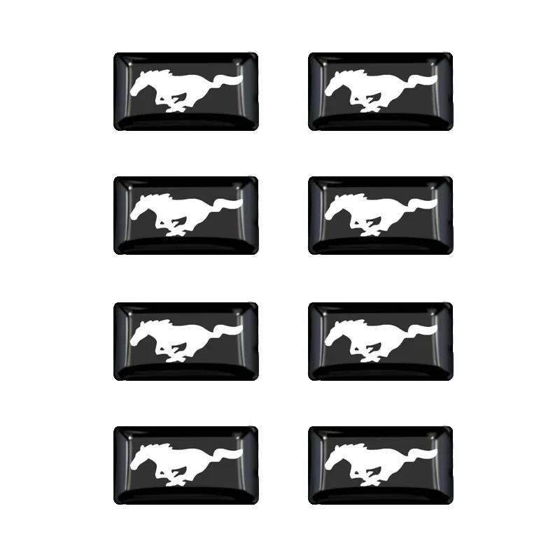 

Car Sticker 2025 Hot New 10pcs Car Brand Logo Multi-function Dashboard Door Dashboard Sticker For Ford Mustang Niniature Votitu чорний