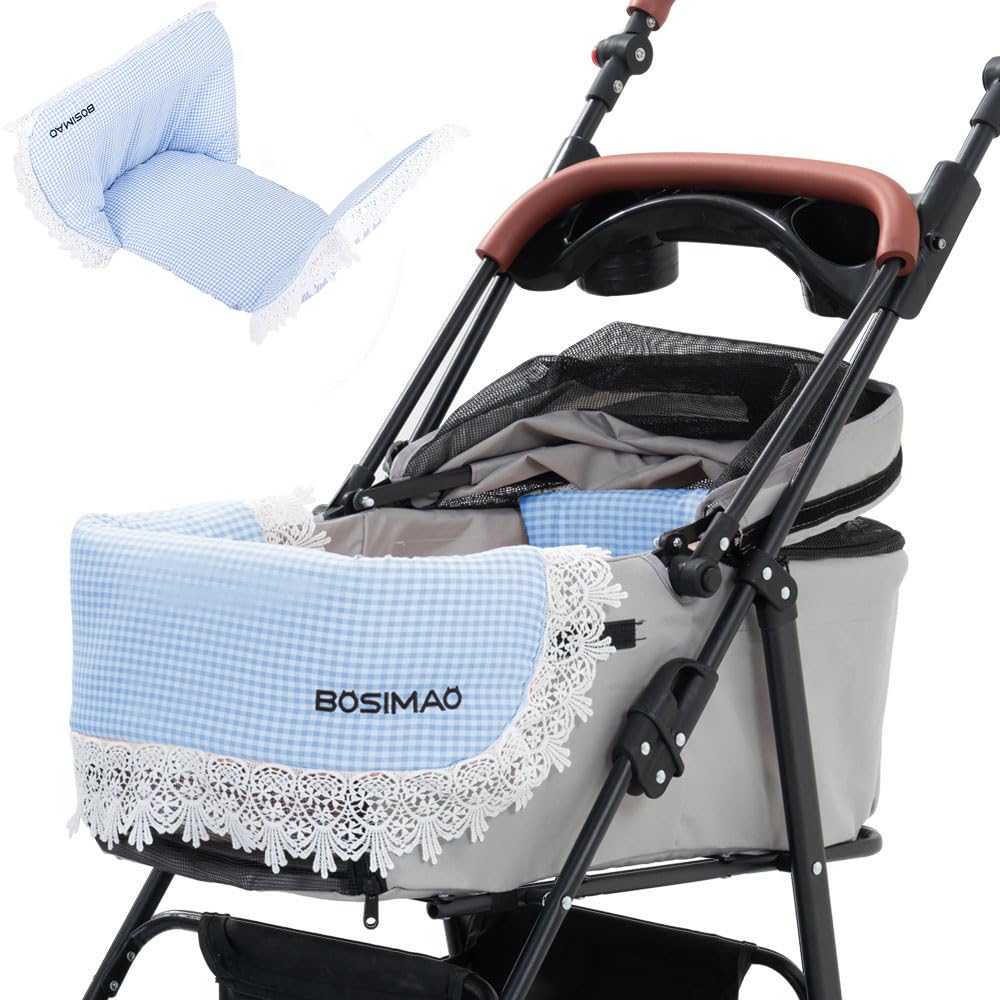 

Подушка-подставка для подбородка для питомца, дышащая и моющаяся, стильная и удобная подушка, одна подушка, собаки, материал, (Синий, Размер) синий