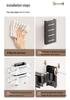 Wall-Mounted Foldable Clothes Drying Rack for Balcony/Wardrobe