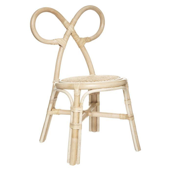 Chaise en rotin boucle pour chambre d'enfant Atmosphera Kids