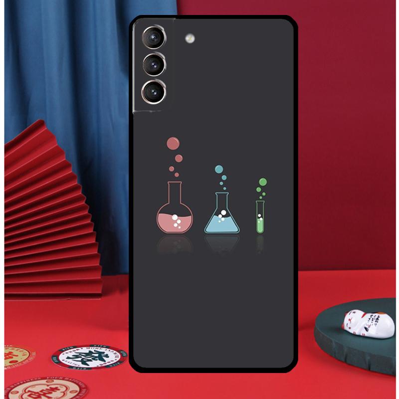 Science Biology Chemistry Phone Case For Samsung Galaxy S24 Ultra S9 S10 S20 FE S21 S22 S23 Plus S25 Ultra Back Cover
