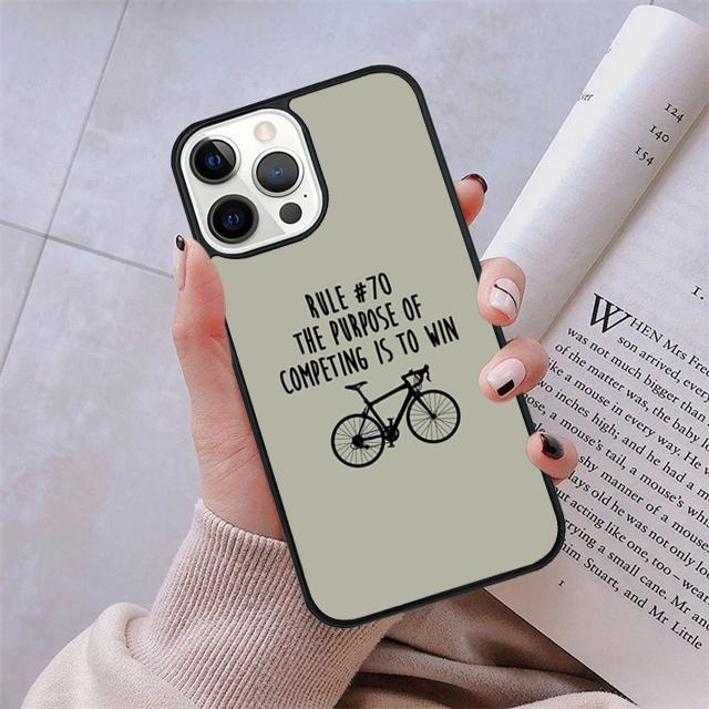 Road Bike Cyclist Cycling Phone Case For For iPhone 17 Air 16 15 11 12 13 14 Pro Max Plus coque
