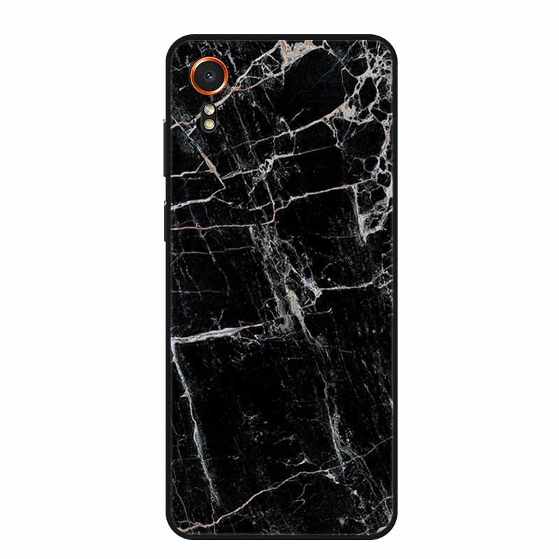 For Samsung Galaxy Xcover7 Case Black Silicone Soft Back Cover Case For Samsung Xcover 7 Phone Case Cover X Cover 7 6.6" Funda