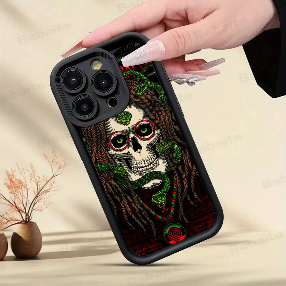P-Powell P-Peralta Telefoonhoesje Voor IPhone 17 16 15 14 13 12 11 Pro Max Plus Mini Geluk Hoesje