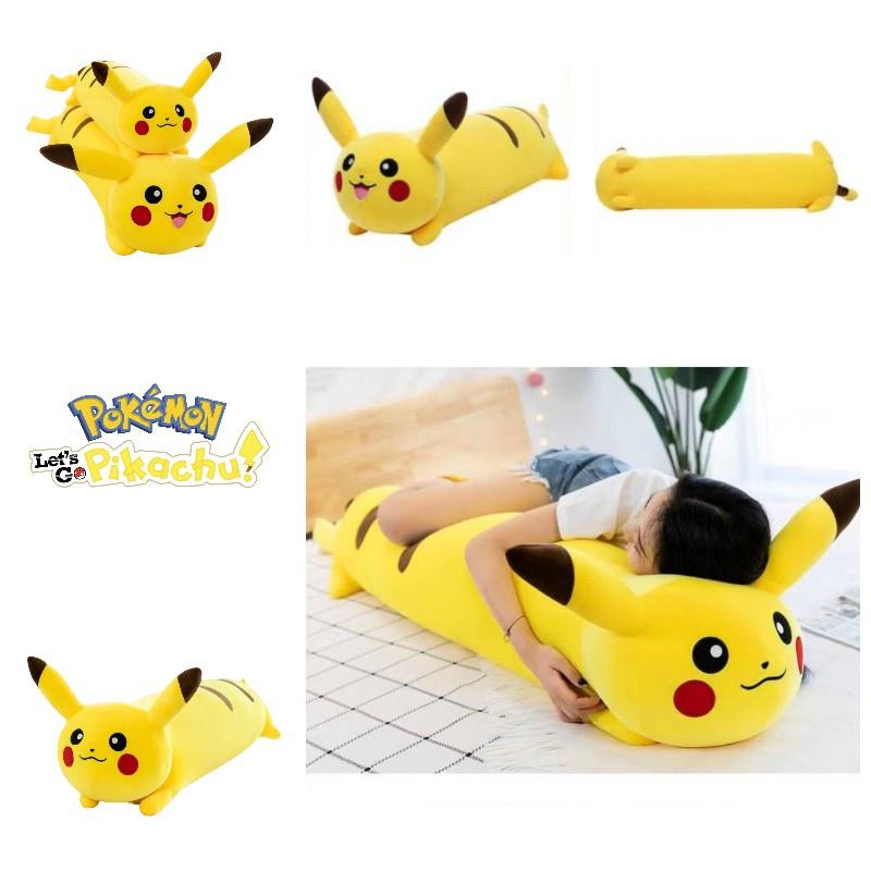 Adorable Long Pikachu Pillow Plush Toy Doll Home Decor Children Gift Kid