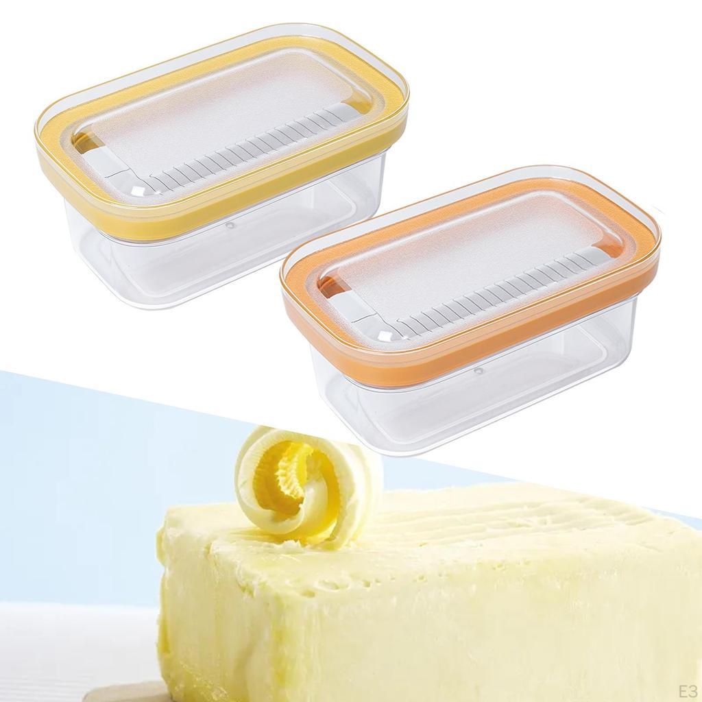 Butter Cutting Storage Box Dish Container Multifunctional Sealing Keeper for