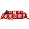 Nordic Christmas Chenille Blanket Living Room Sofa Towel Cover Cloth Four Seasons Universal Oversized One Piece Sofa Cushion Cover