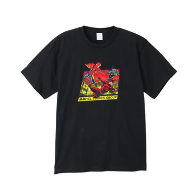 Small Planet Marvel 50 Design L Größe Rauchschwarz T-Shirt 25/Spider-Man/Daredevil/Black Panther/Fly