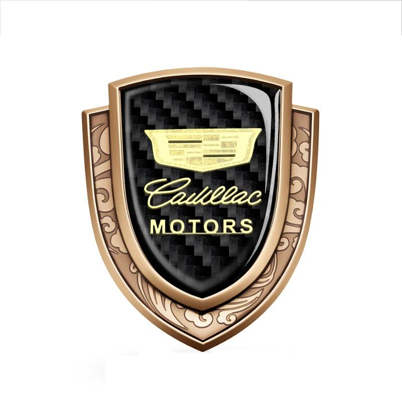 

Боковой знак на стекло автомобиля для Cadillac Seville XT4 CT4 CT5 SLR CTS DTS ATS Escalade Внешние аксессуары Наклейка из углеродного волокна золотой