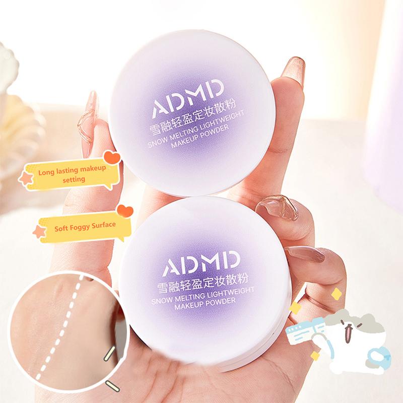 Pudră de Fixare Liberă pentru Finisaj Machiaj Translucidă Naturală Moale pentru Față Control Ulei Pudră Liberă pentru Față Cosmetică Invizibilă