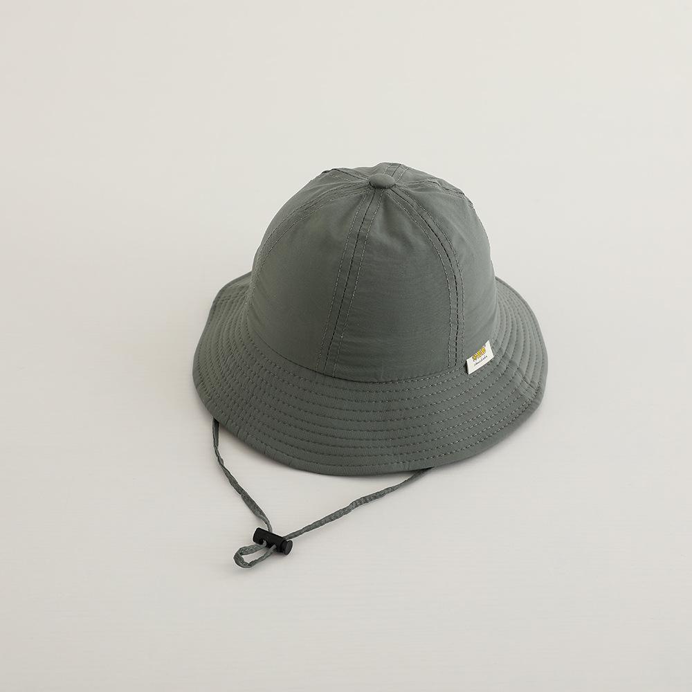 

Kids Hats 48-50cm 1-3 years Spring summer Fashion Solid Color Sun Hat for Boys Girls Bucket Hat Baby Fisherman Cap 48-50cm світло-зелений колір
