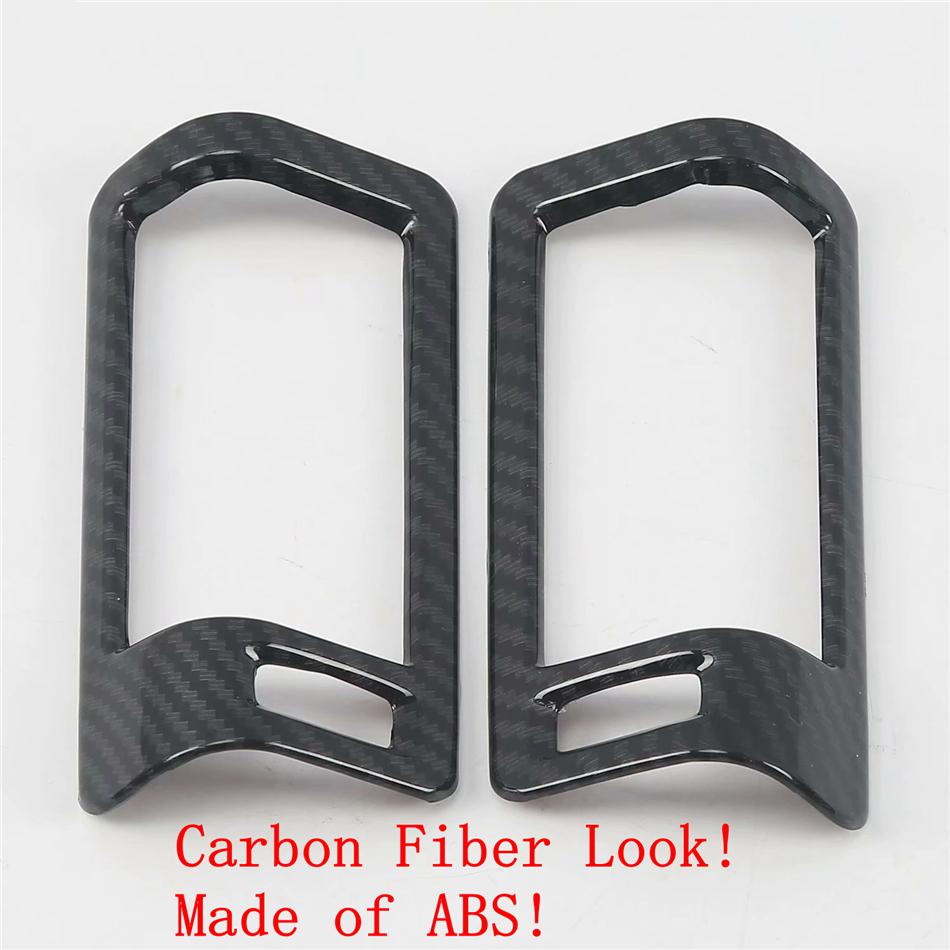 Pillar B Air Condition AC Outlet Vent Frame Cover Trim For Volvo V90 Cross Country S90 2017 - Carbon Fiber Matte Accessories