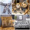 100*150cm Leopard Tiger Cow Pattern Plush Fabric For Diy Garment Sofa Cover Toy Carpet Sewing Patchwork Accessories
