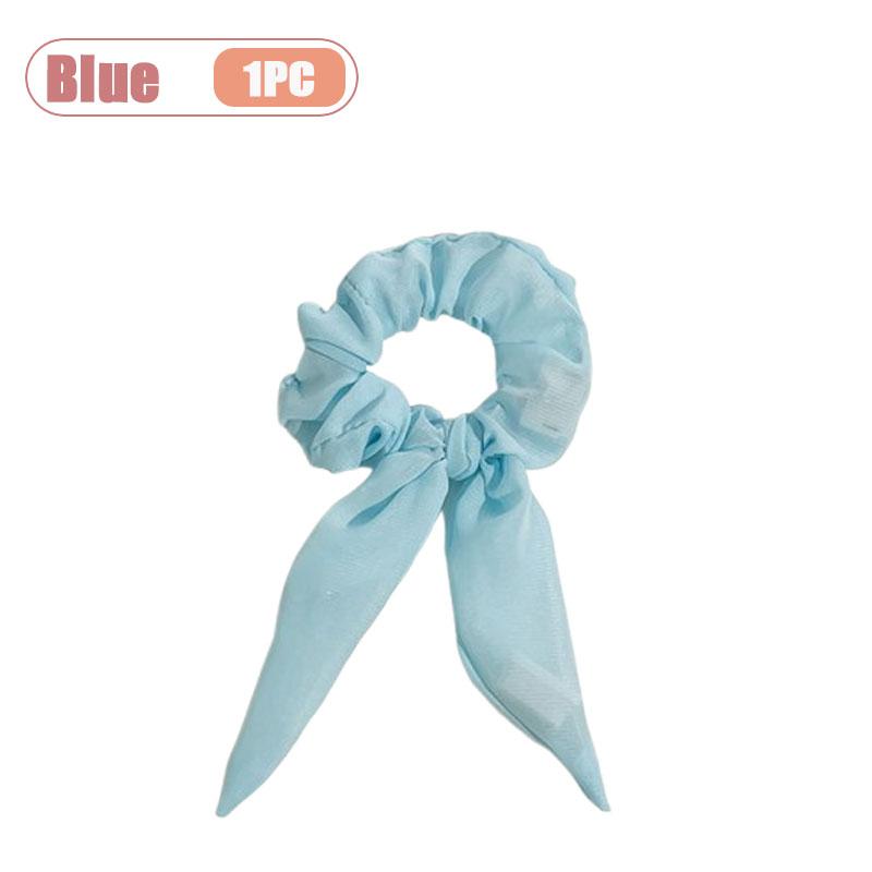 1-20PCS Glow Scrunchie Hair Tie Glow in Dark Ponytail Holder for Women Girls Carnival Birthday Party Rave Gift Elastic Hair Band