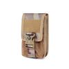 Borsa Tattica 7 pollici 1000D con Bussola a doppio strato per telefono, Borsa da cintura Molle per esterni per Caccia, Borsa sportiva resistente per telefono