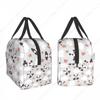 Cartoon panda Lunchtas Waterdicht Geïsoleerd Canvas Koeltas Thermisch Koude Voedsel Picknick Reizen Tote voor Vrouwen Kinderen