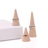 Solid Wood Cone Ring Rack, Wedding Ring, Ring Storage Display Board, Jewelry Window Display, Props, Creative Ornaments