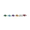 Ceramic Christmas Tree Swallow Ornaments with Translucent Plug-In Bulbs