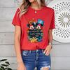 2025 Sommer Ein Piratenleben für mich Disney Abenteuer Bedrucktes Damen-T-Shirt Reine Freizeit Lässig 100% Reine Baumwolle Bedrucktes T-Shirt