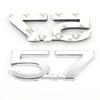 3D Metal Car Emblem Badge Body Trunk Decals Sticker For Jeep Dodge 5.7 LITER HEMI Logo Ram 1500 2500 3500 Challenger Charger ALU1