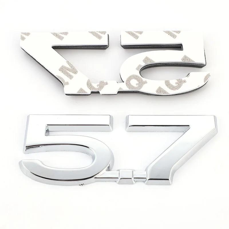 3D Metal Car Emblem Badge Body Trunk Decals Sticker For Jeep Dodge 5.7 LITER HEMI Logo Ram 1500 2500 3500 Challenger Charger ALU1
