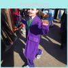 Stunning Joker For Kids Featuring Vibrant Purple Color And Premium Polyester Fabric Perfect For Halloween Parties And Events
